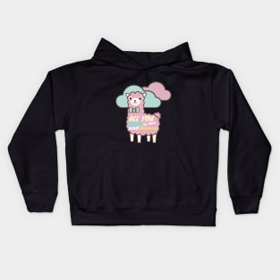 all you need is love and llama Kids Hoodie